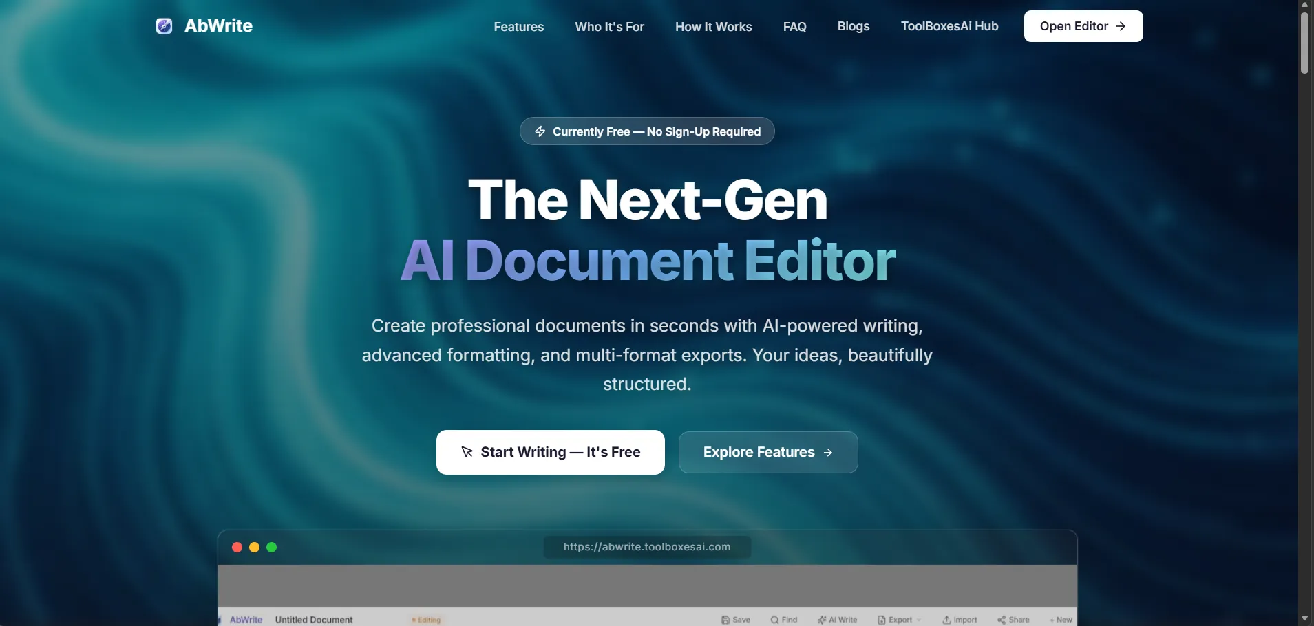 AbWrite Document Editor